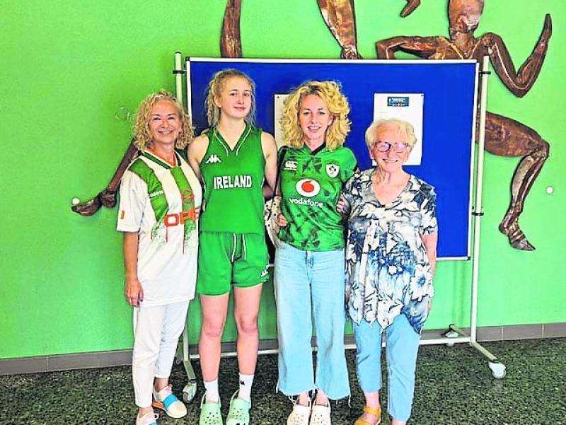 Proud Betty Long is keeping a close eye on the Ireland U16 basketball team 