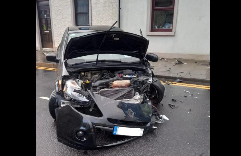 Car crashes into house near castle in Limerick town