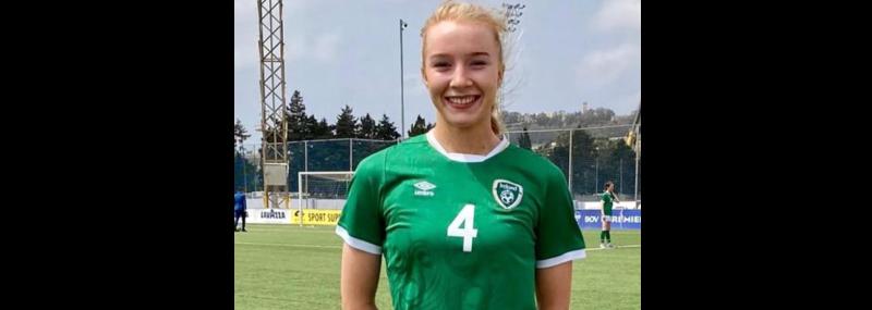 Ursuline congratulate TY student who represented Ireland on the u16 soccer team  at Easter