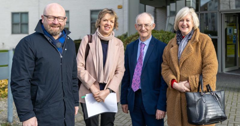 Labour leader Ivana Bacik visits Louth