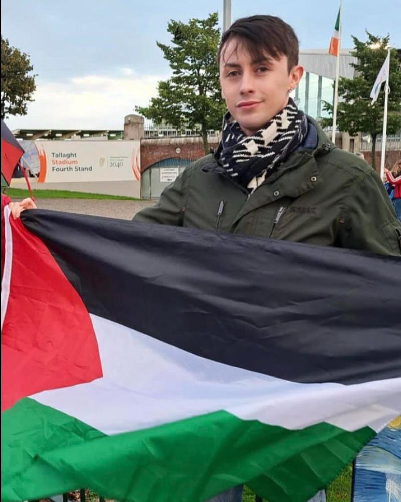 Young Arigna man launches fundraising campaign for his friends in Gaza