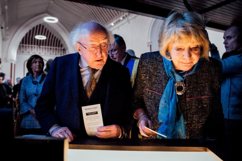 In Pictures: President Higgins officially opens retrospective exhibition in Limerick 