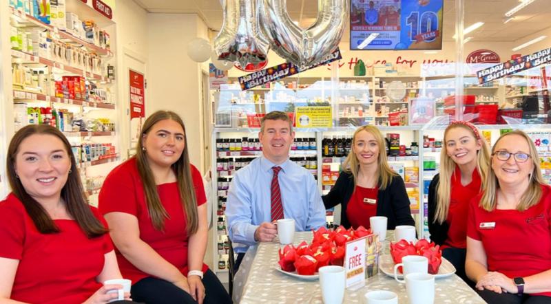 Pharmacy in Newbridge, County Kildare, celebrates its 10th anniversary