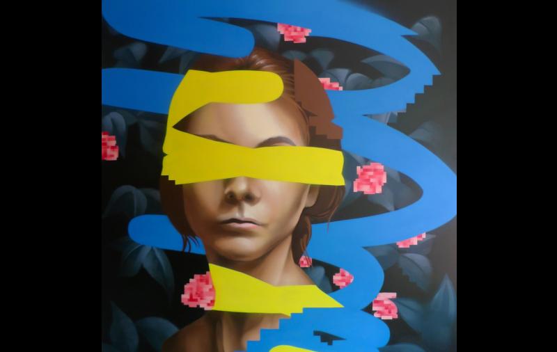 Artist Omin's first solo show in Dundalk's the Basment Gallery