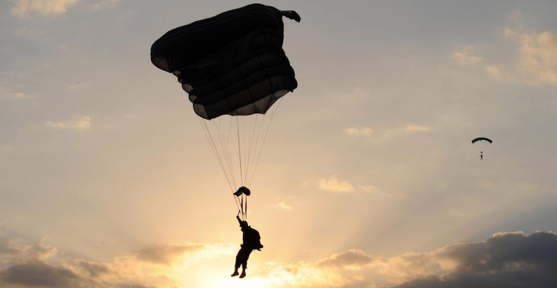 Parachute jump