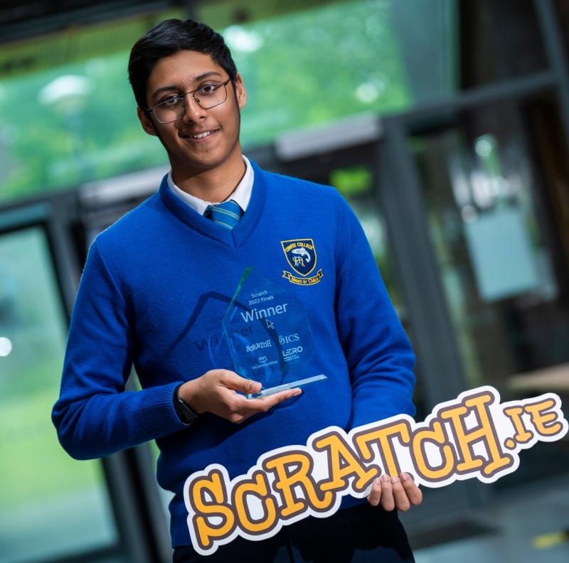 Creative Kildare student receives top award at coding competition