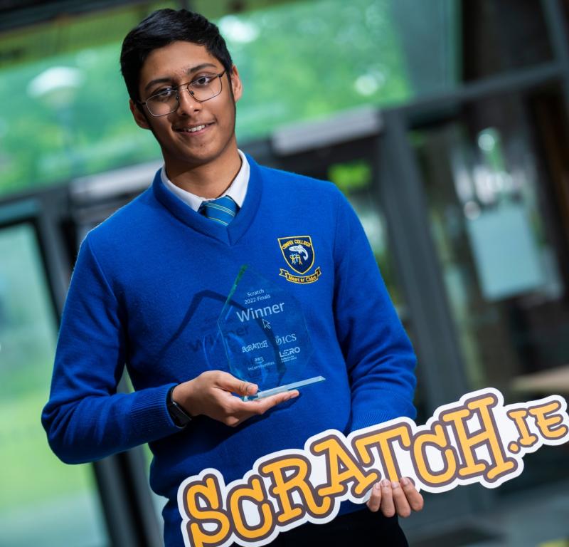 Creative Kildare student receives top award at coding competition