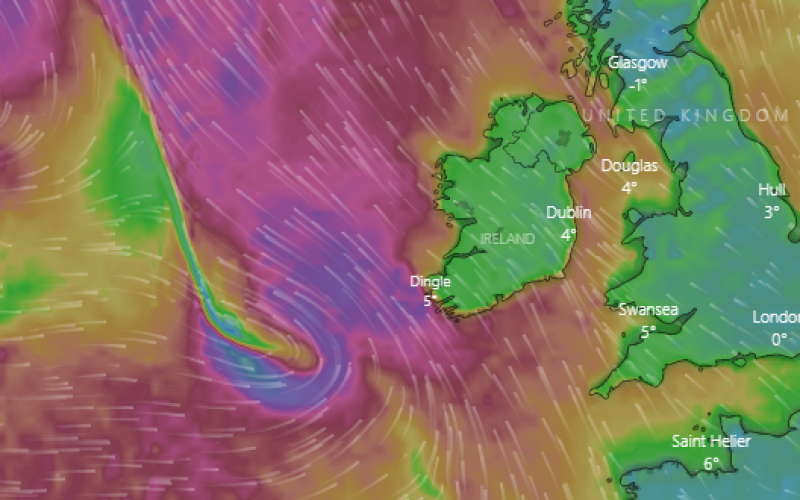 Met Éireann issue weather warning with awful conditions to hit on Tuesday