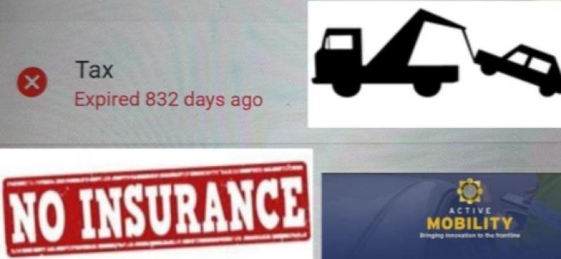 Garda&iacute; in Kildare stop car that hasn't been taxed for over 800 days  