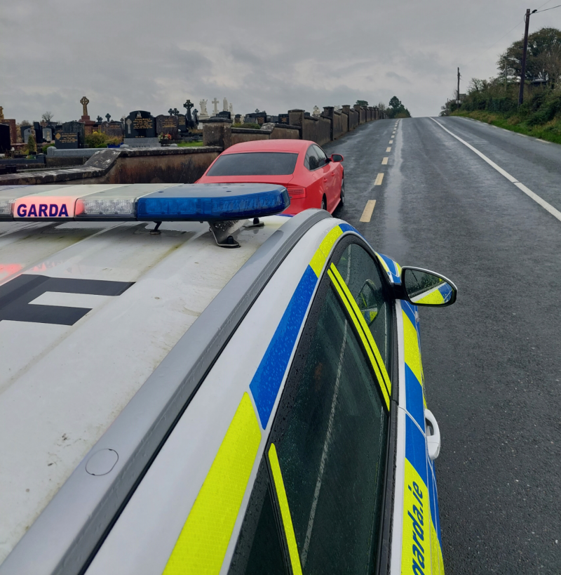 Longford driver caught speeding and under the influence of drugs near primary school 
