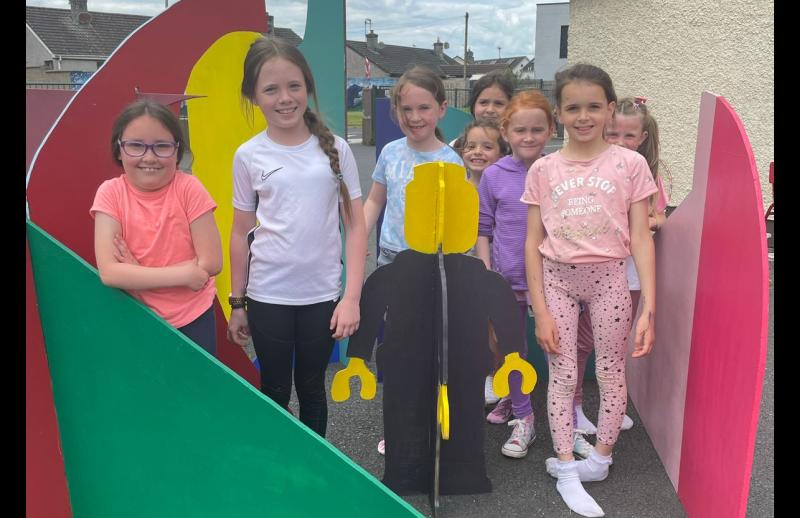 Kids from Dundalk's The House in Coxs Demesne create 3D sculpture