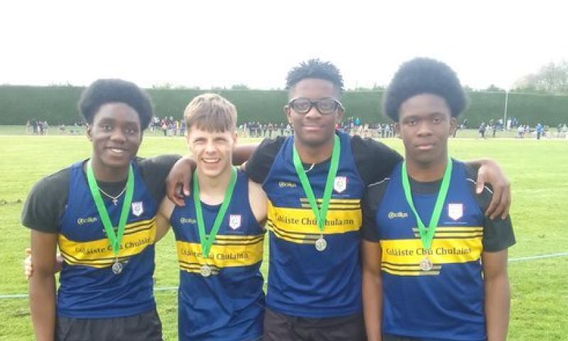Coláiste Chu Chulainn clinch 26 athletics medals at North Leinster Championships 