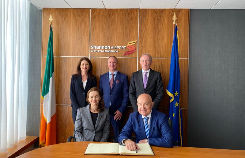 Slovenian Ambassador touches down in Shannon Airport