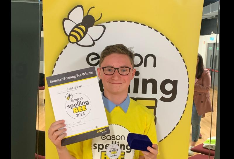 Tipperary pupil is crowned the best speller throughout Munster 