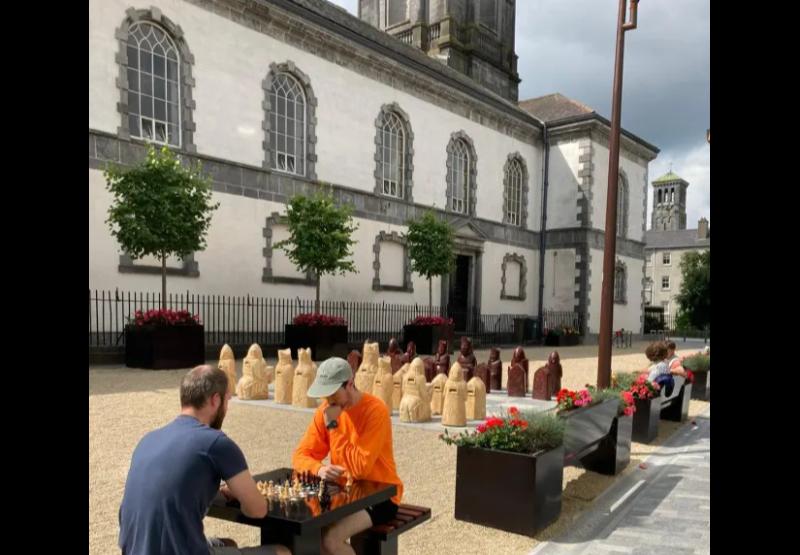 Checkmate! Public chess boards unveiled in Waterford city