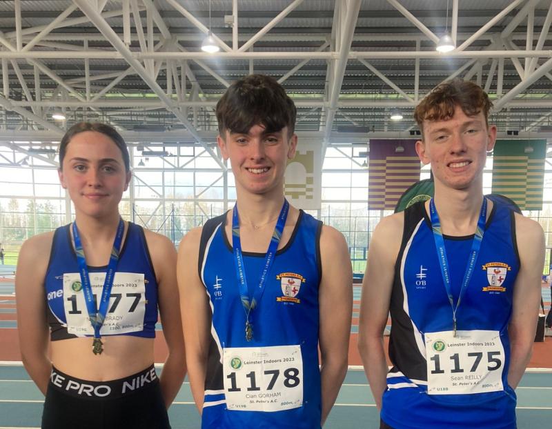St Peters AC land memorable gold medal treble at Leinster Championships  