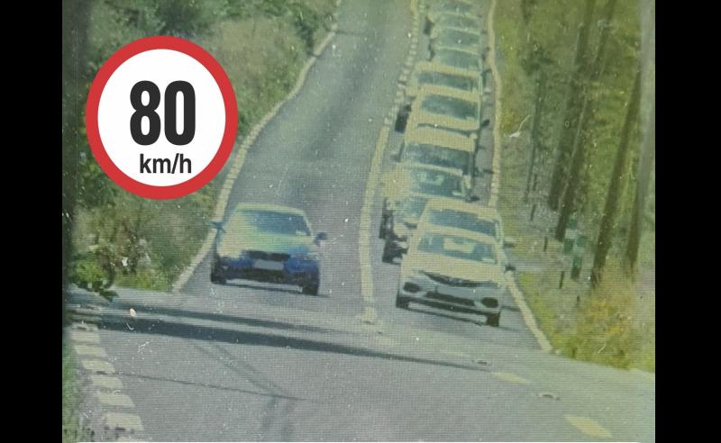 Driver caught on Clare road overtaking multiple vehicles
