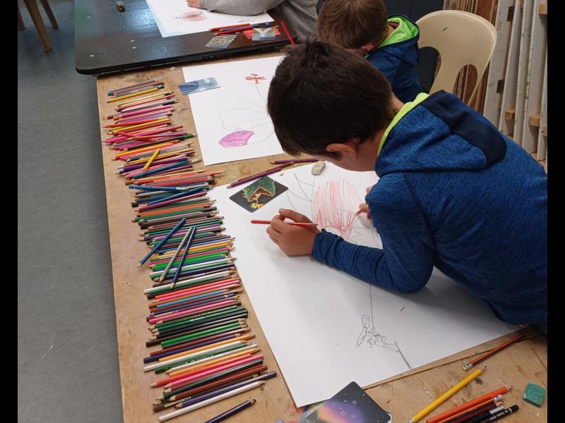 Children's art studio workshops at The Dock