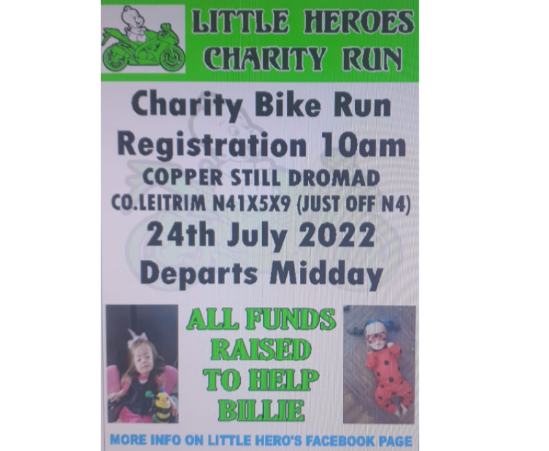Little Heroes charity motorbike run for Billie