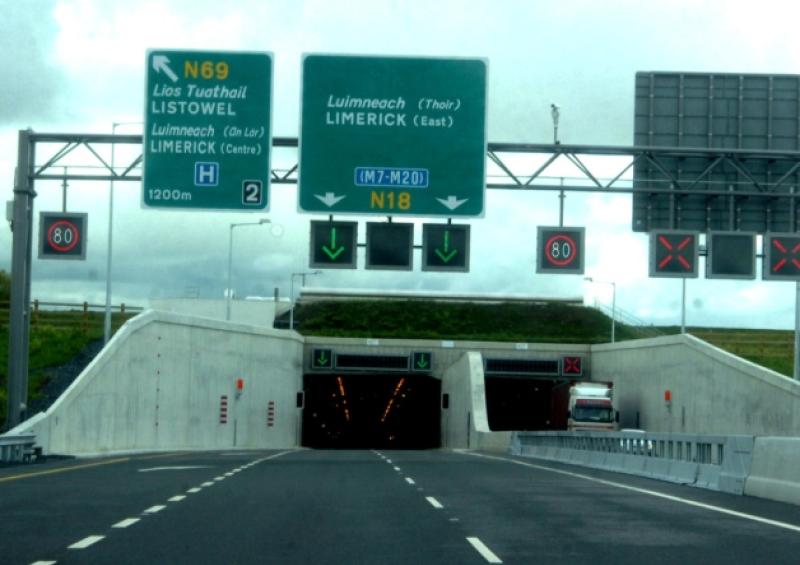 N18 Tunnel closed followed 'incident' with a truck