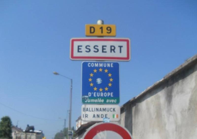 The French town of Essert will name a street after the County Longford village of Ballinamuck in the coming weeks.