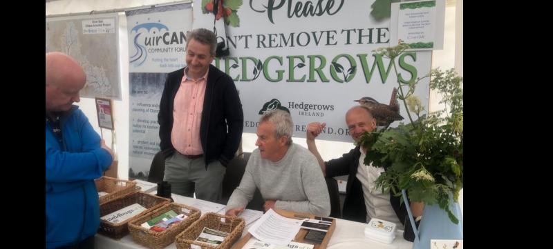 Hedgerows Ireland make their case for protecting the environment at Clonmel Agricultural Show