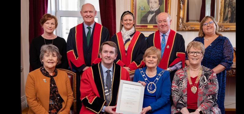 Local and national ICA officers accorded a mayoral reception at Clonmel Town Hall