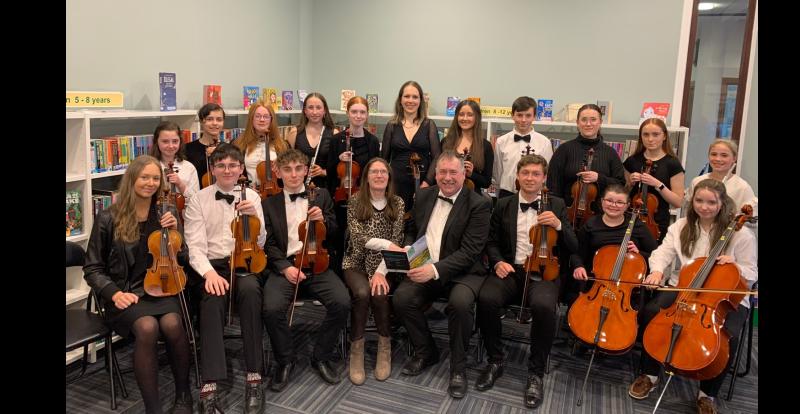 A first for Tipperary Town library and orchestra