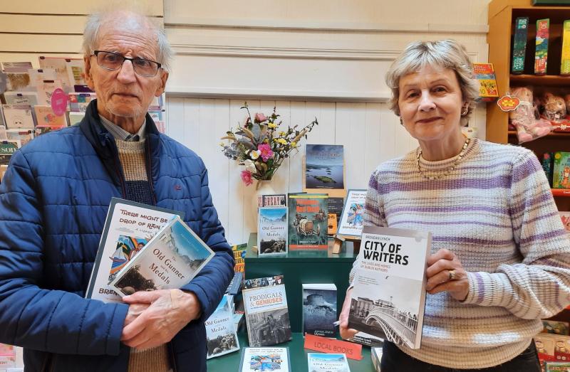 Toomevara author honoured with Nenagh Bookshop window display to mark his birthday