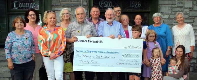 Nenagh Walking Club raises funds for hospice care with walk in memory of Starr brothers