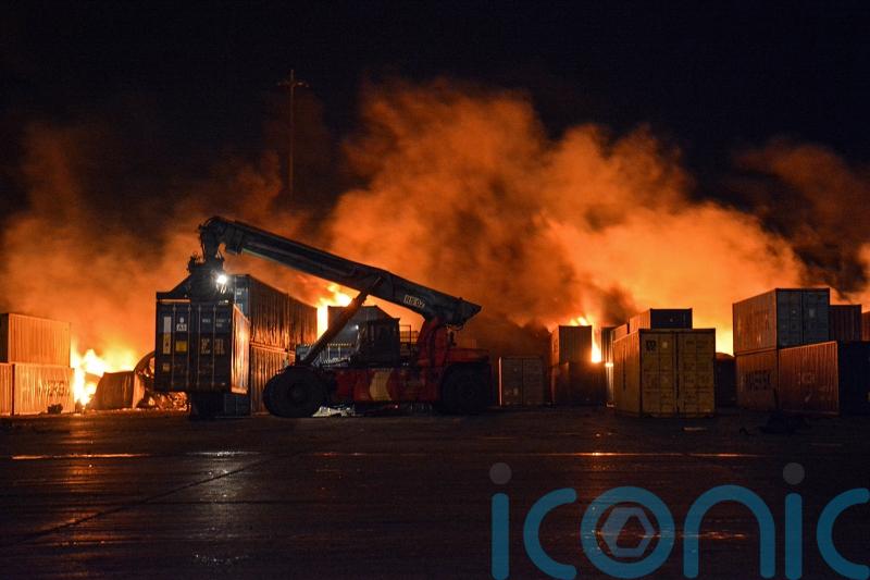 Fire contained after reported Israeli attack on Syrian port