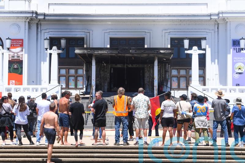 Fire damages Australia’s former parliament building