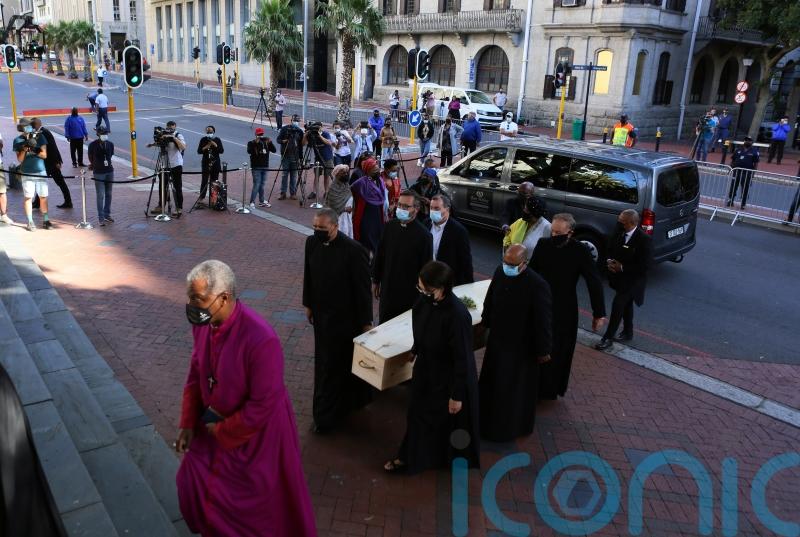 ‘A moral giant’: South Africans pay their respects to Desmond Tutu