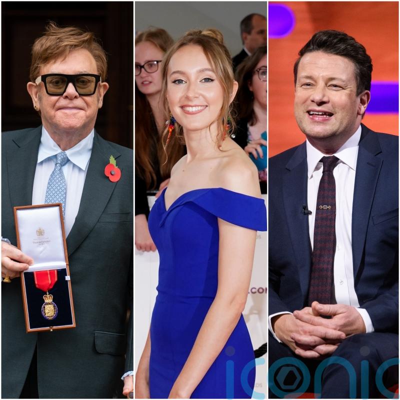 Celebrities post messages of hope for the new year to mark the end of 2021