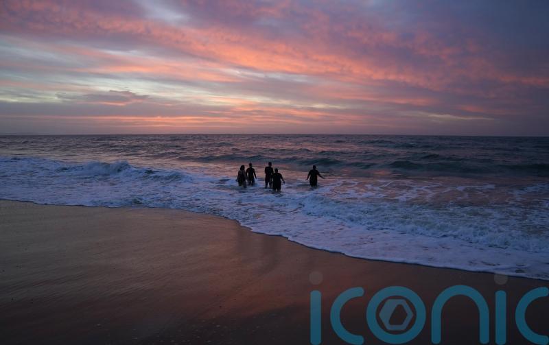 In Pictures: Bracing start to New Year’s Day for sea swimmers