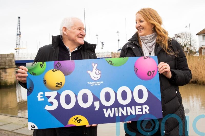 Couple’s £300,000 scratchcard win a ‘dream come true’ after years of ill health