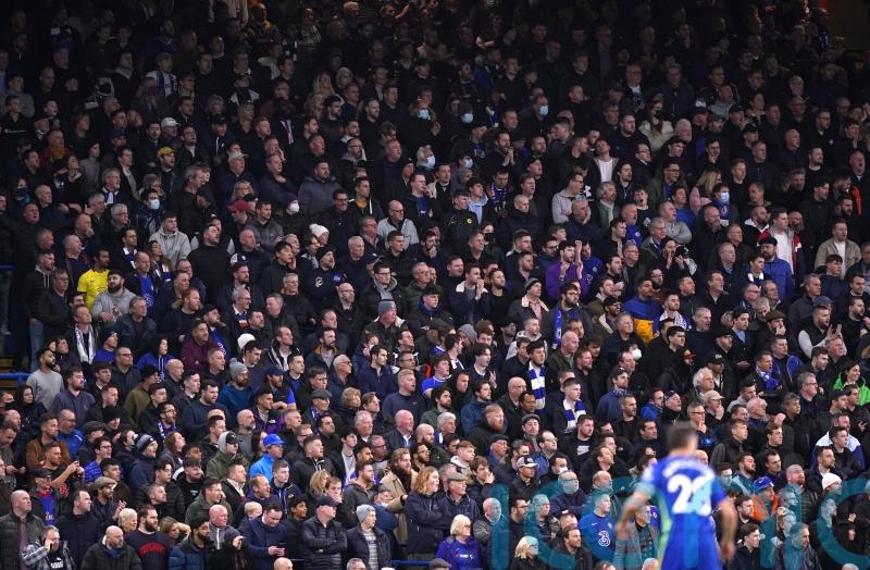 Chelsea fan group hails success of safe-standing trial during Liverpool draw