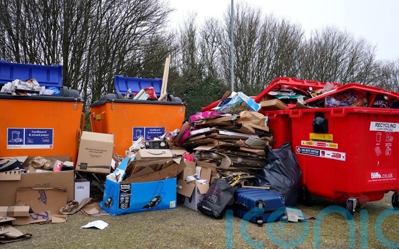 Bins &lsquo;overflowing&rsquo; with Christmas waste amid staff shortages caused by Covid