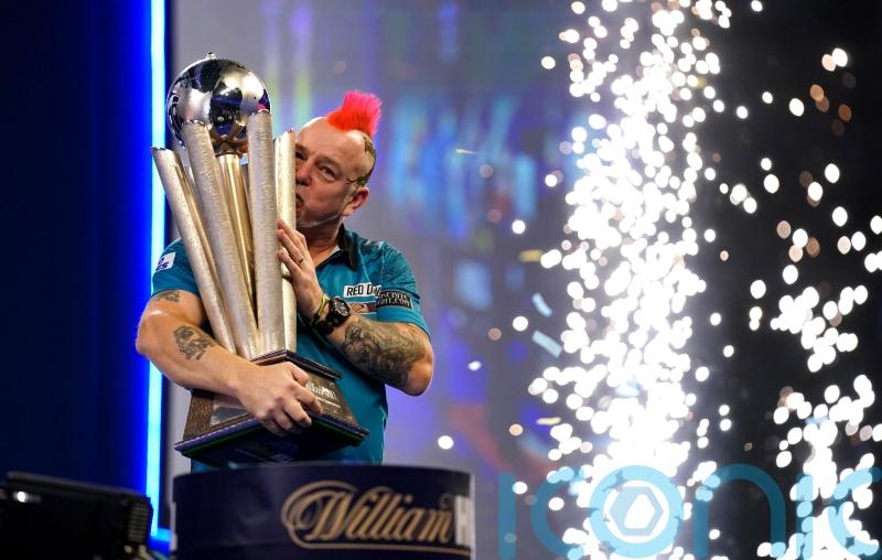 Peter Wright relishing prospect of playing in front of fans as world champion