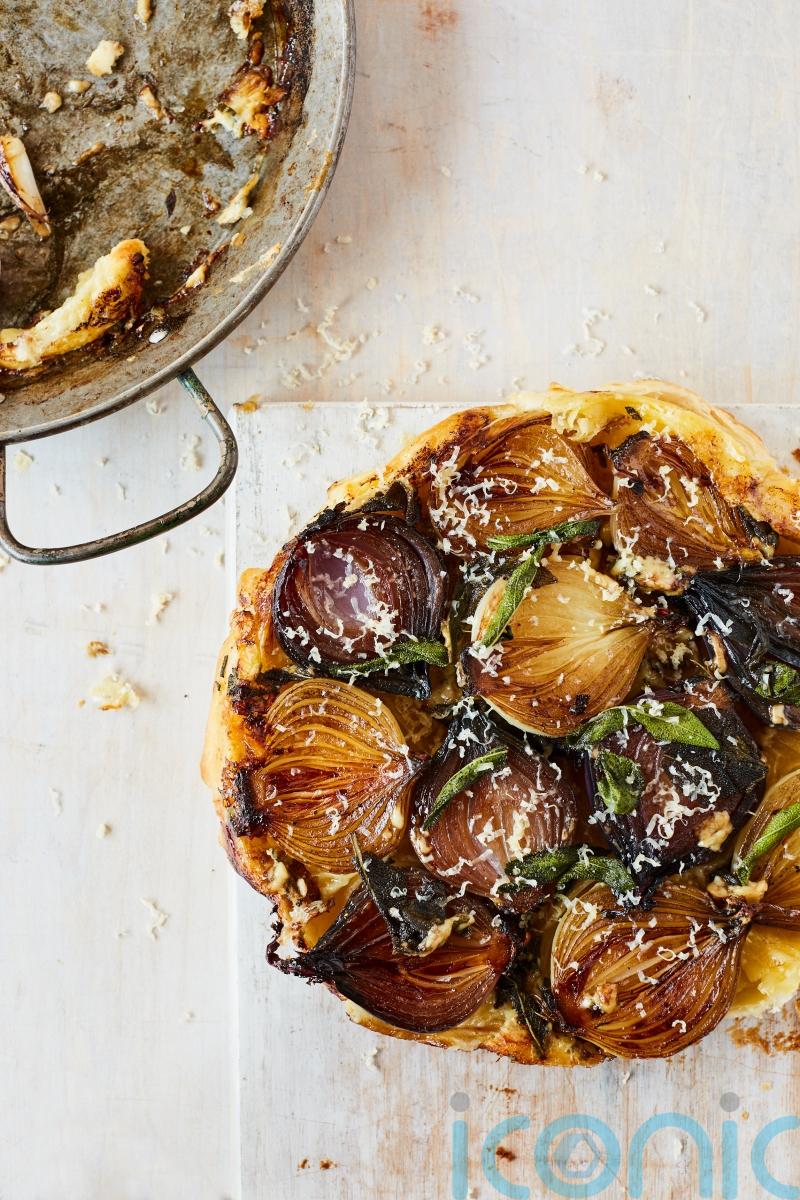 BOSH! vegan cheese and onion tarte tatin recipe