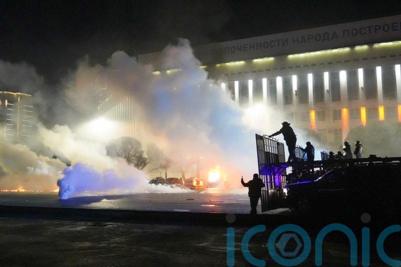 Kazakh president’s home ablaze as protests escalate