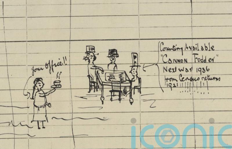 Incredible ‘cannon fodder’ cartoon found in 1921 census predicted ‘next war’
