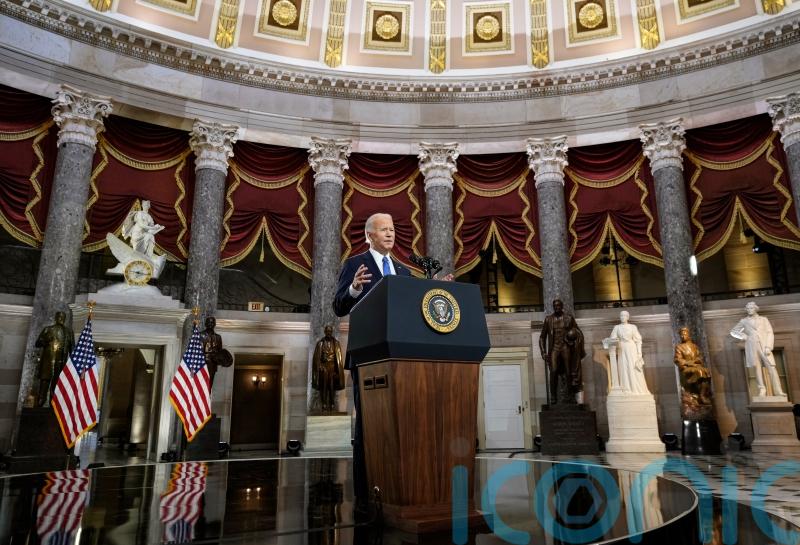 Biden marks year since US Capitol attack: ‘I will stand in this breach’