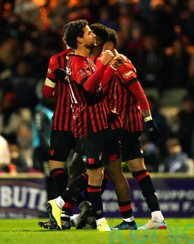 Emiliano Marcondes hat-trick sends Bournemouth into fourth round