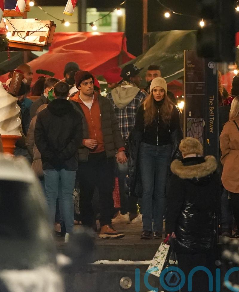 Leslie Grace and Ethan Kai seen on set of new Batgirl film