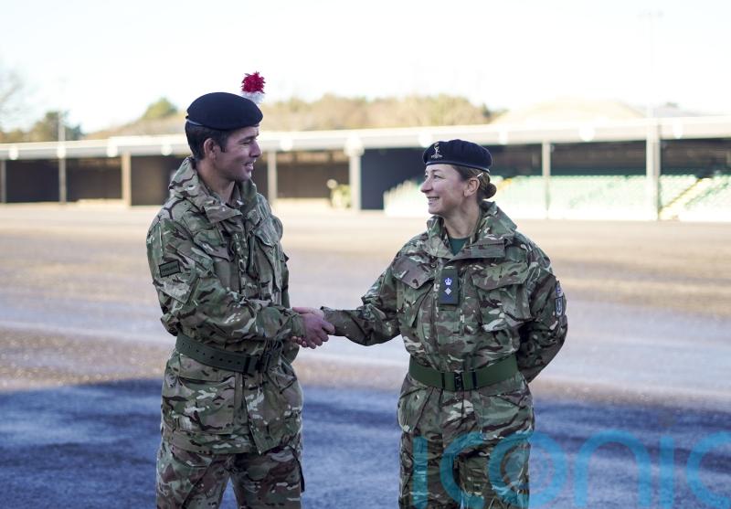 First woman to command Army training takes over role from husband