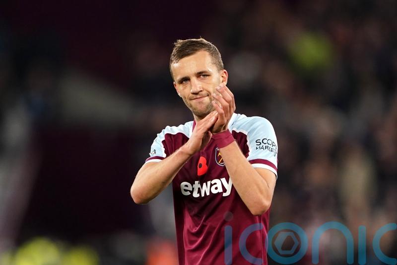 Tomas Soucek hoping for West Ham return against Leeds