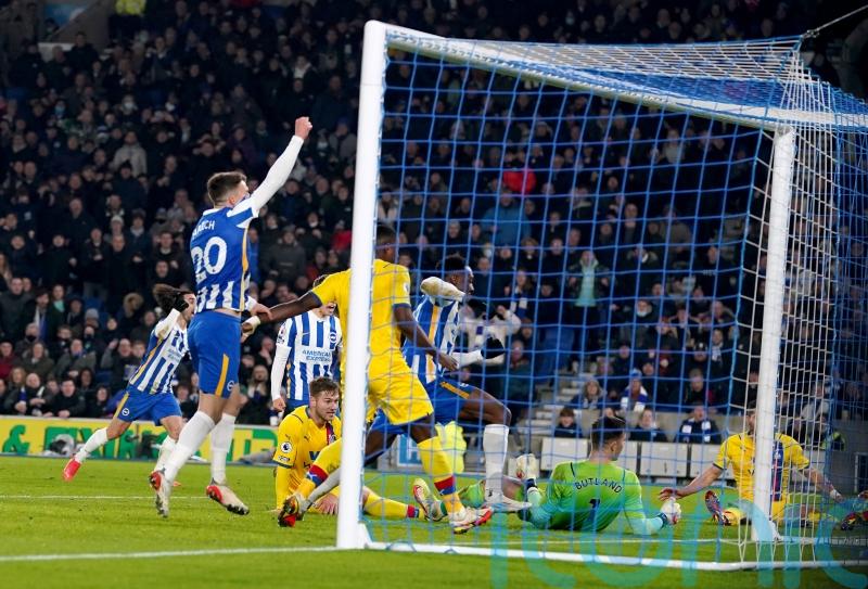 Late Joachim Andersen own goal earns Brighton a point against Crystal Palace