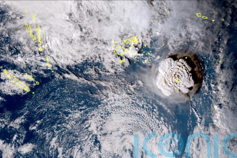 Tsunami threat recedes from huge Pacific volcanic eruption