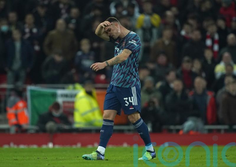 Arsenal midfielder Granit Xhaka banned for Liverpool return clash
